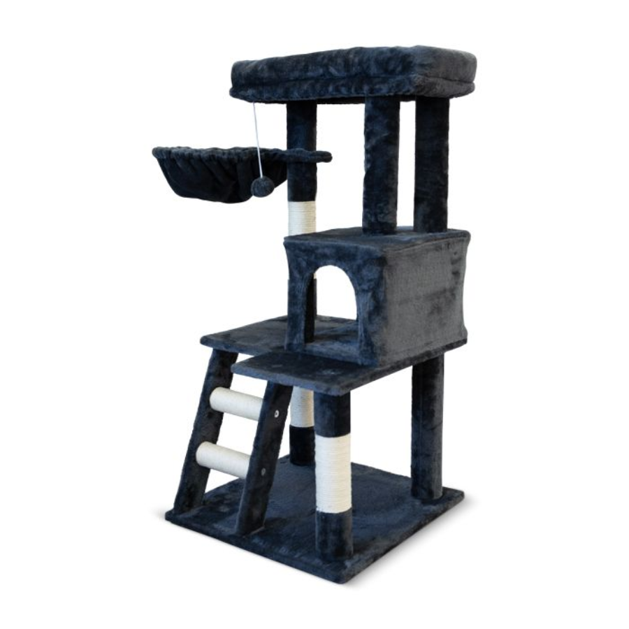 Petwiz 100cm Luna Premium Cat Tree Scratching Post Pet Care > Cat Supplies > Cat Scratching Posts Woofy and Whiskers
