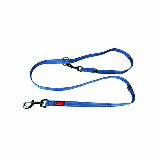 KONG Adjustable Blue Leashes Medium Pet Care > Dog Supplies > Dog Collars, Leads & Harnesses Woofy and Whiskers