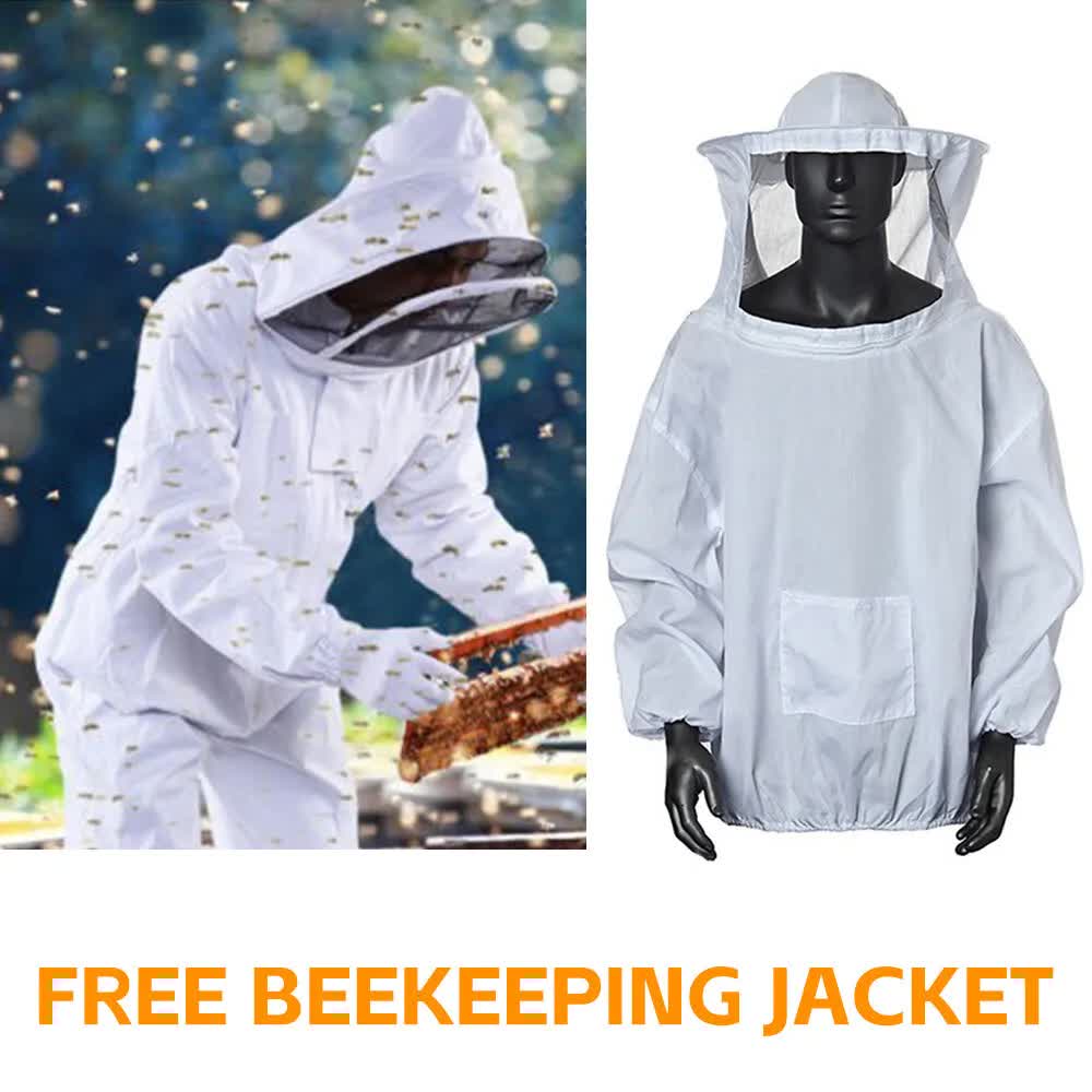 Wooden-Beekeeping-Beehive-House-+7PCS-Upgraded-Auto-Honey-Bee-comb-Hive-Frame Pet Care > Farm Supplies > Beekeeping Rooster Farm