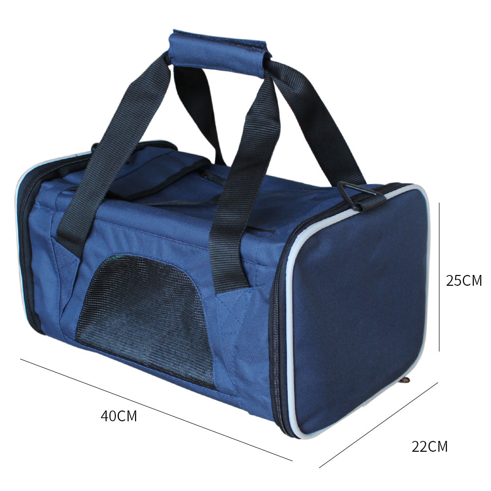 Ondoing Portable Pet Carrier Tote Travel Bag Kennel Soft Dog Crate Cage Indoor Outdoor Pet Care > Cat Supplies > Cat Carriers & Crates Woofy and Whiskers