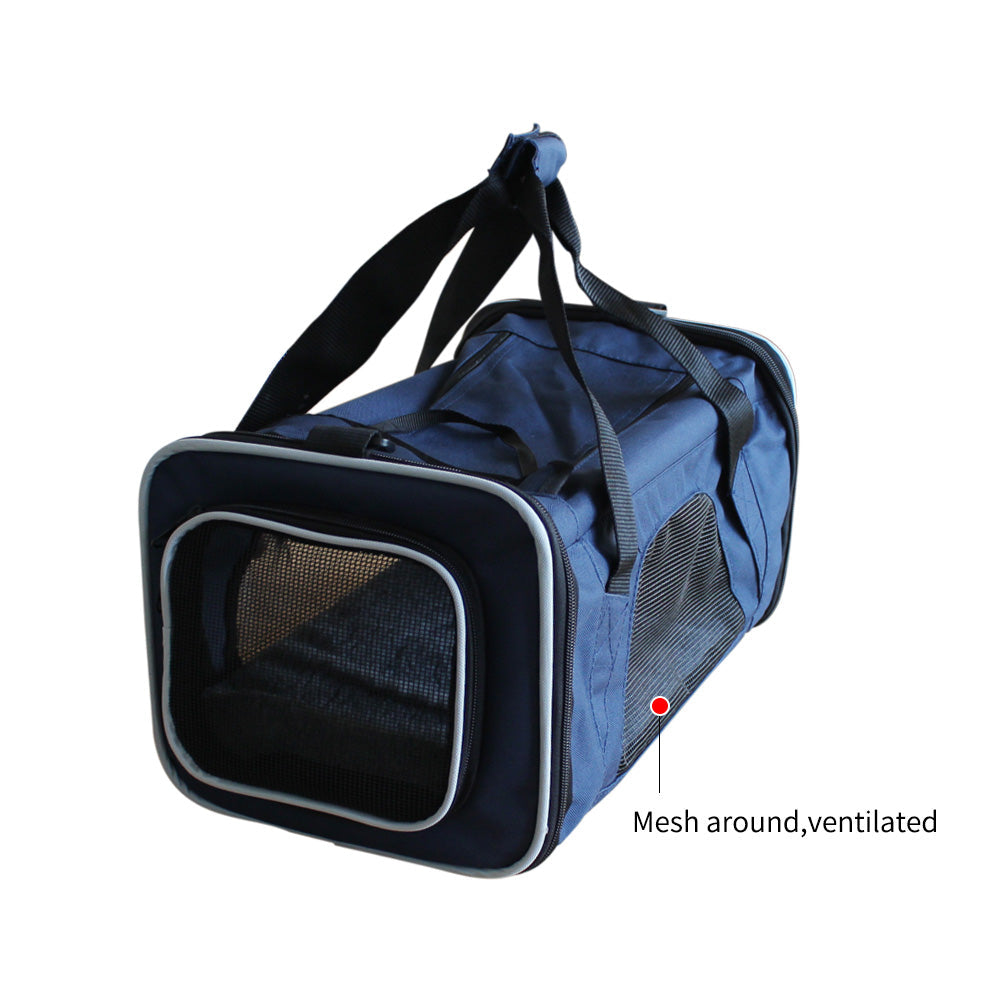 Ondoing Portable Pet Carrier Tote Travel Bag Kennel Soft Dog Crate Cage Indoor Outdoor Pet Care > Cat Supplies > Cat Carriers & Crates Woofy and Whiskers