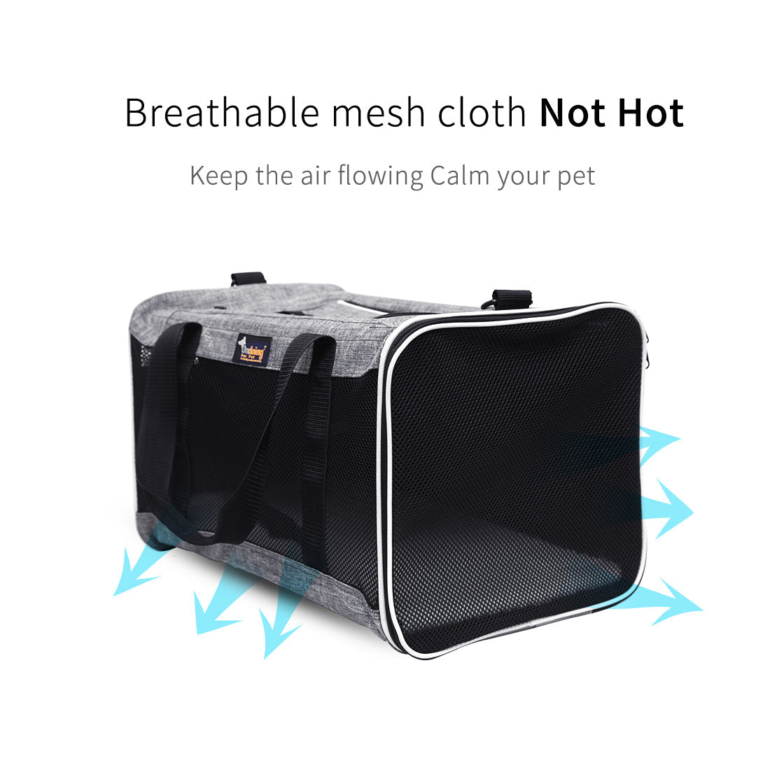 Ondoing Foldable Pet Carrier Bag Cat Dog Soft Crate Cage Kennel Tent Travel Portable Car Pet Care > Cat Supplies > Cat Carriers & Crates Woofy and Whiskers