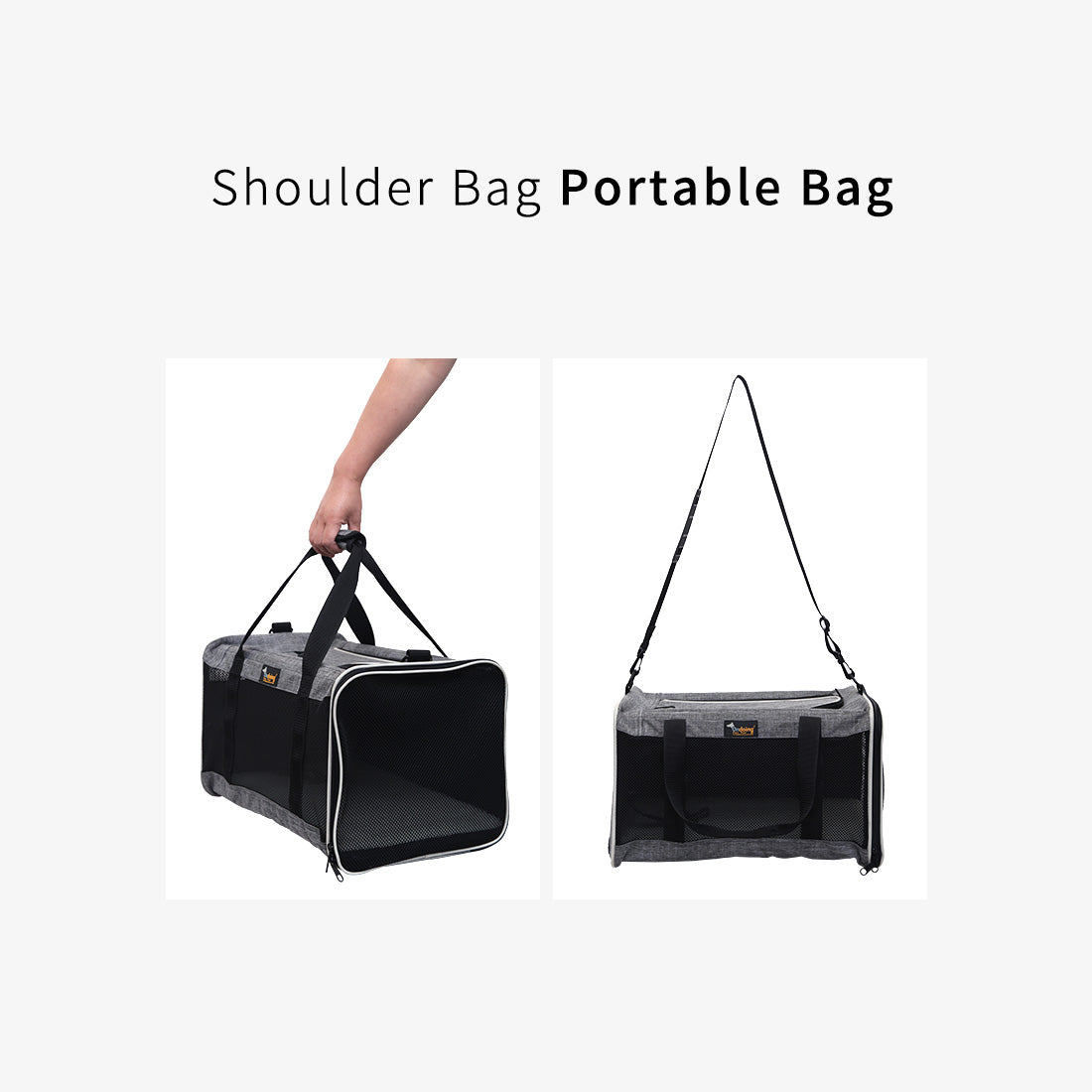 Ondoing Foldable Pet Carrier Bag Cat Dog Soft Crate Cage Kennel Tent Travel Portable Car Pet Care > Cat Supplies > Cat Carriers & Crates Woofy and Whiskers
