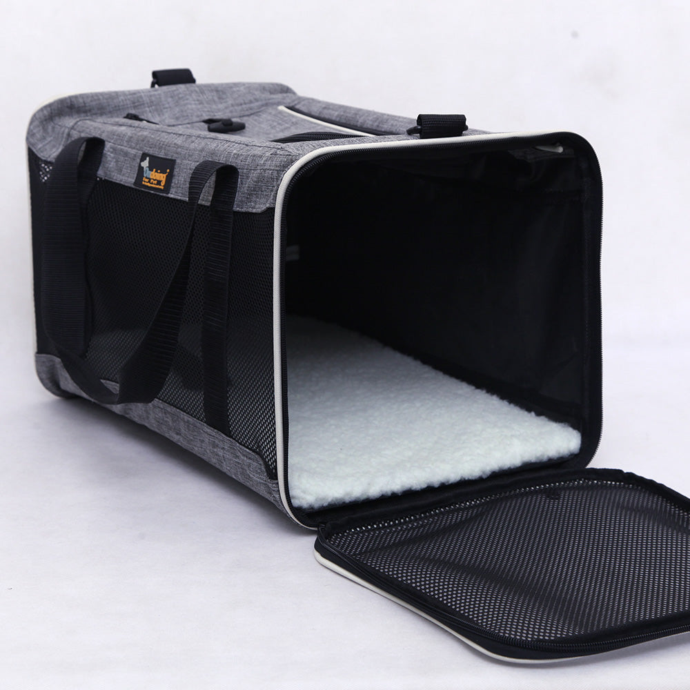Ondoing Foldable Pet Carrier Bag Cat Dog Soft Crate Cage Kennel Tent Travel Portable Car Pet Care > Cat Supplies > Cat Carriers & Crates Woofy and Whiskers