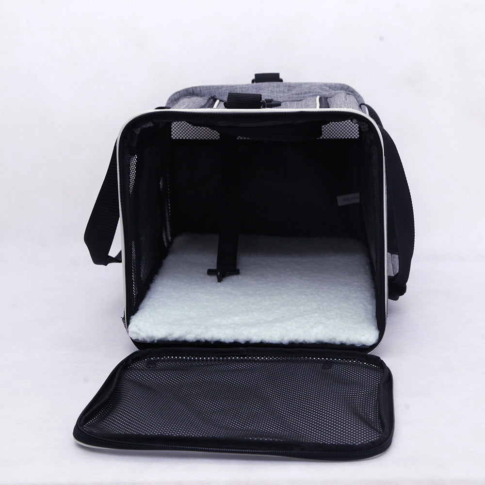 Ondoing Foldable Pet Carrier Bag Cat Dog Soft Crate Cage Kennel Tent Travel Portable Car Pet Care > Cat Supplies > Cat Carriers & Crates Woofy and Whiskers