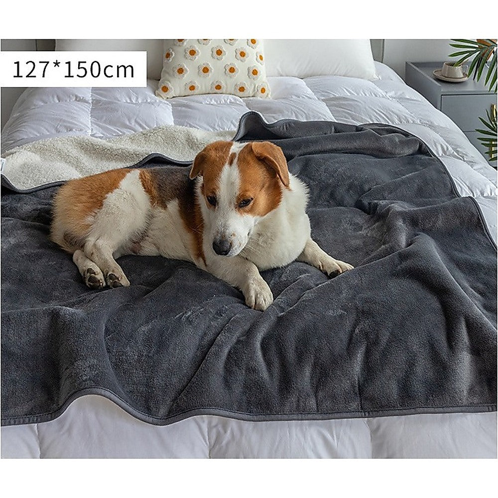 Premium Waterproof Reversible Pet Dog Blanket Bed Protects Couch Bed from Spills Pet Care > Dog Supplies > Dog Beds Generic