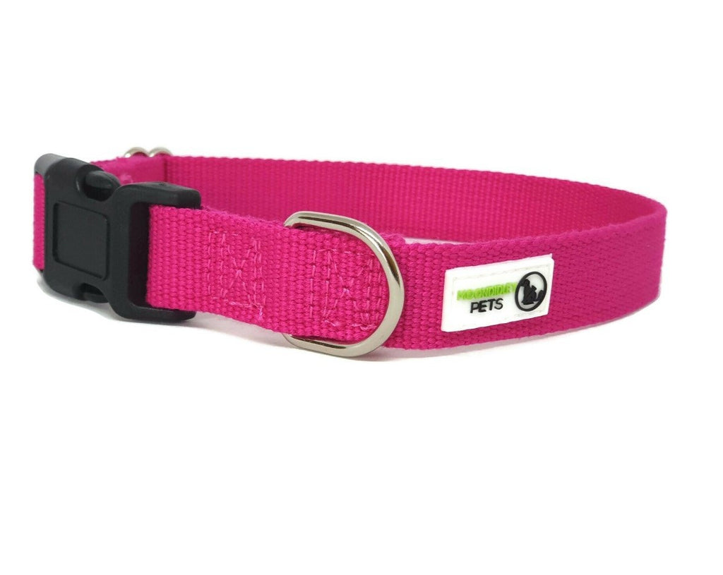 100% Pure Bamboo Fibre Dog Collar Plastic Buckle - Moondidley Pets X-Small Pink Fashion > Women's Fashion > Women's Accessories Woofy and Whiskers
