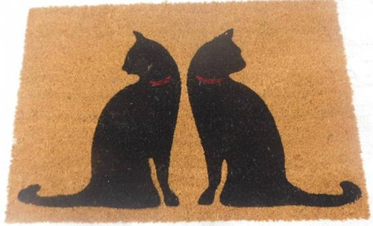 Red Collar Kitty Doormat 60x40cm Pet Care > Dog Supplies > Dog Beds Woofy and Whiskers