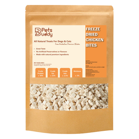 PetsBuddy Freeze Dried Treat Chicken Breast 1kg Pet Care > Pet Food > Cat Food Pet's Buddy
