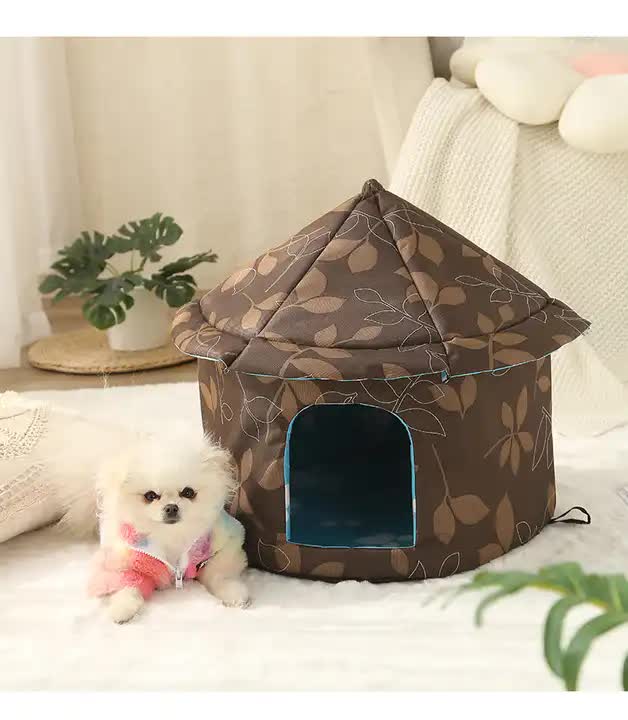 Outdoor Waterproof Cat House - Insulated, Weatherproof, Warm Shelter for Cats, Ideal for Winter Protection, Size: M 40*41cm Pet Care > Cat Supplies > Cat Furniture Woofy and Whiskers