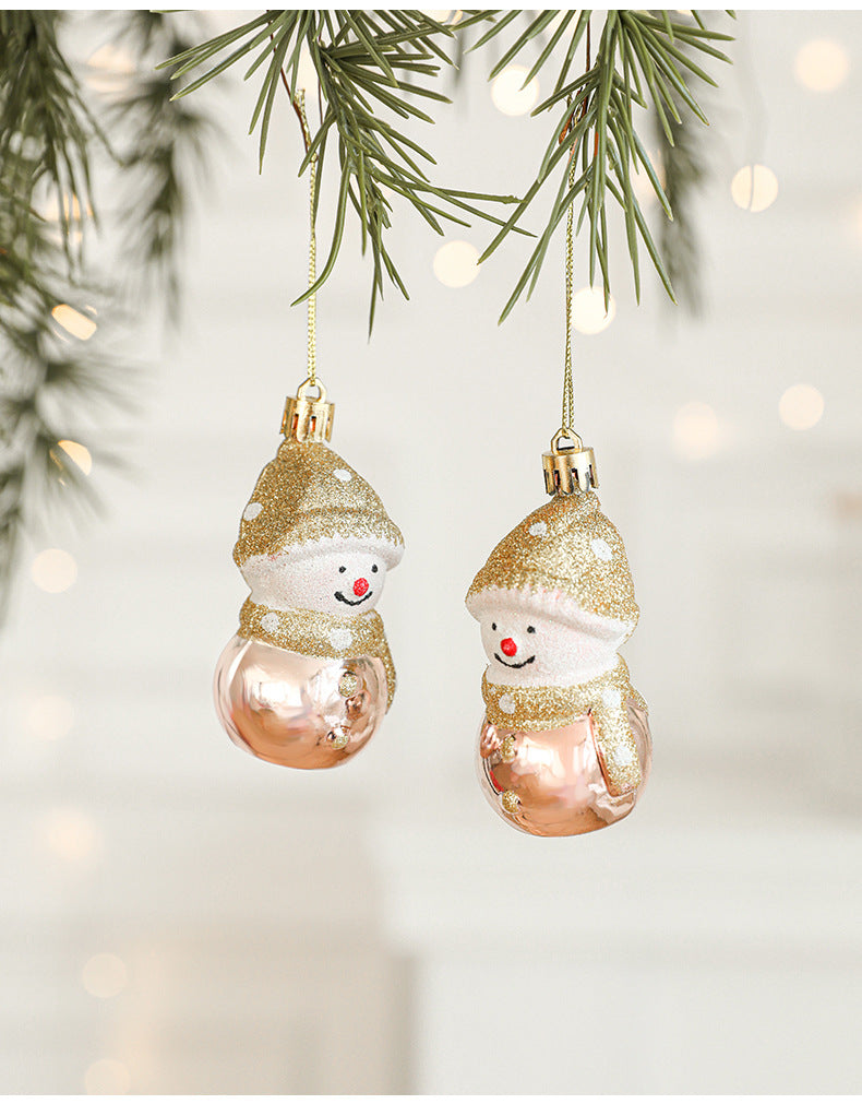 Set of 10 Christmas Ornaments -Gold & Rose Gold Holiday Tree Decorations Occasions > Christmas > Christmas Decorations Woofy and Whiskers