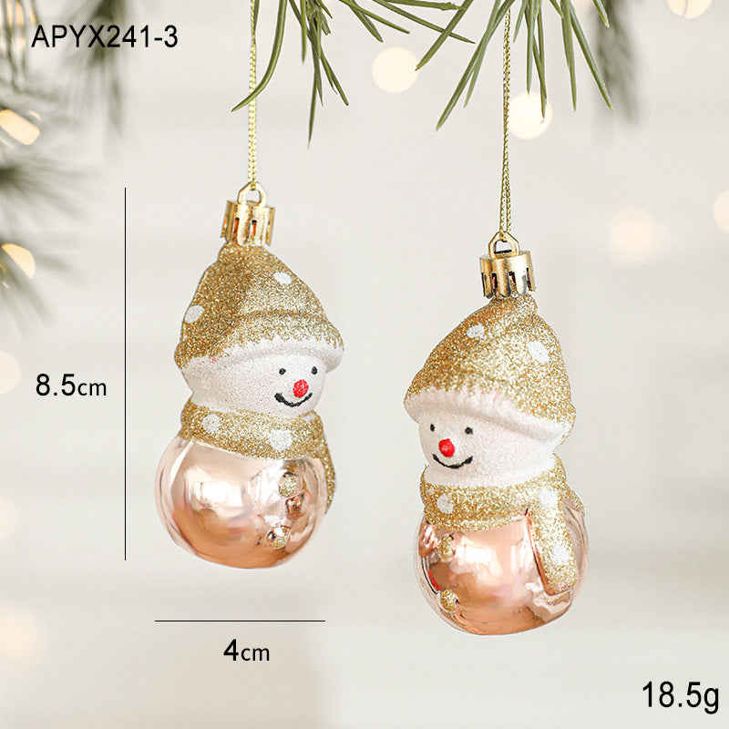 Set of 10 Christmas Ornaments -Gold & Rose Gold Holiday Tree Decorations Occasions > Christmas > Christmas Decorations Woofy and Whiskers