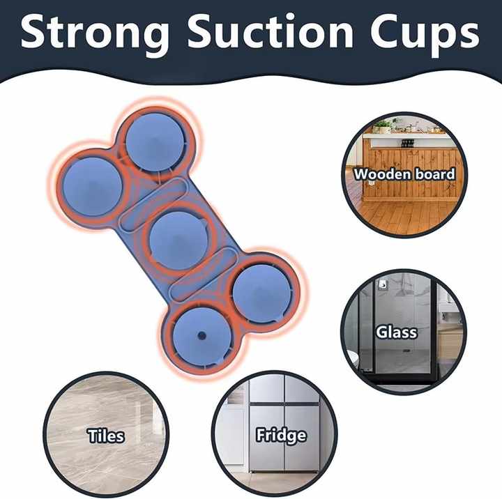 Light Blue Silicone Pet Licking Mat Slow Feeder Pad with Strong Suction and Foldable Design, Heat Resistant -40°C to 240°C, for Dogs and Cats Pet Care > Dog Supplies > Dog Bowls, Feeders & Waterers Woofy and Whiskers