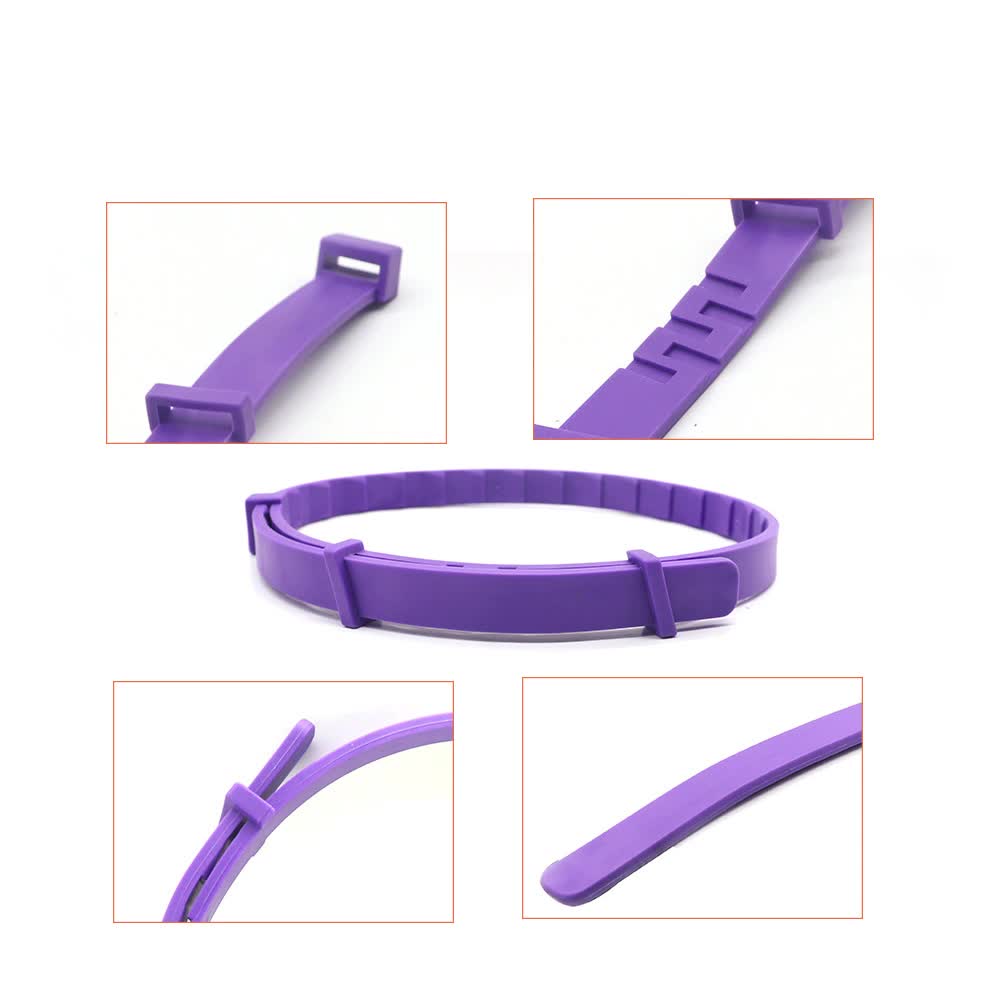 Pink Calming Collars for Dogs - Natural Stress Relief, Adjustable, 4 Pack Pet Care > Dog Supplies > Dog Collars, Leads & Harnesses Woofy and Whiskers