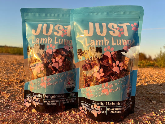 1x Just Lamb Lung - 100g Pet Care > Pet Food > Dog Food Life in the outback