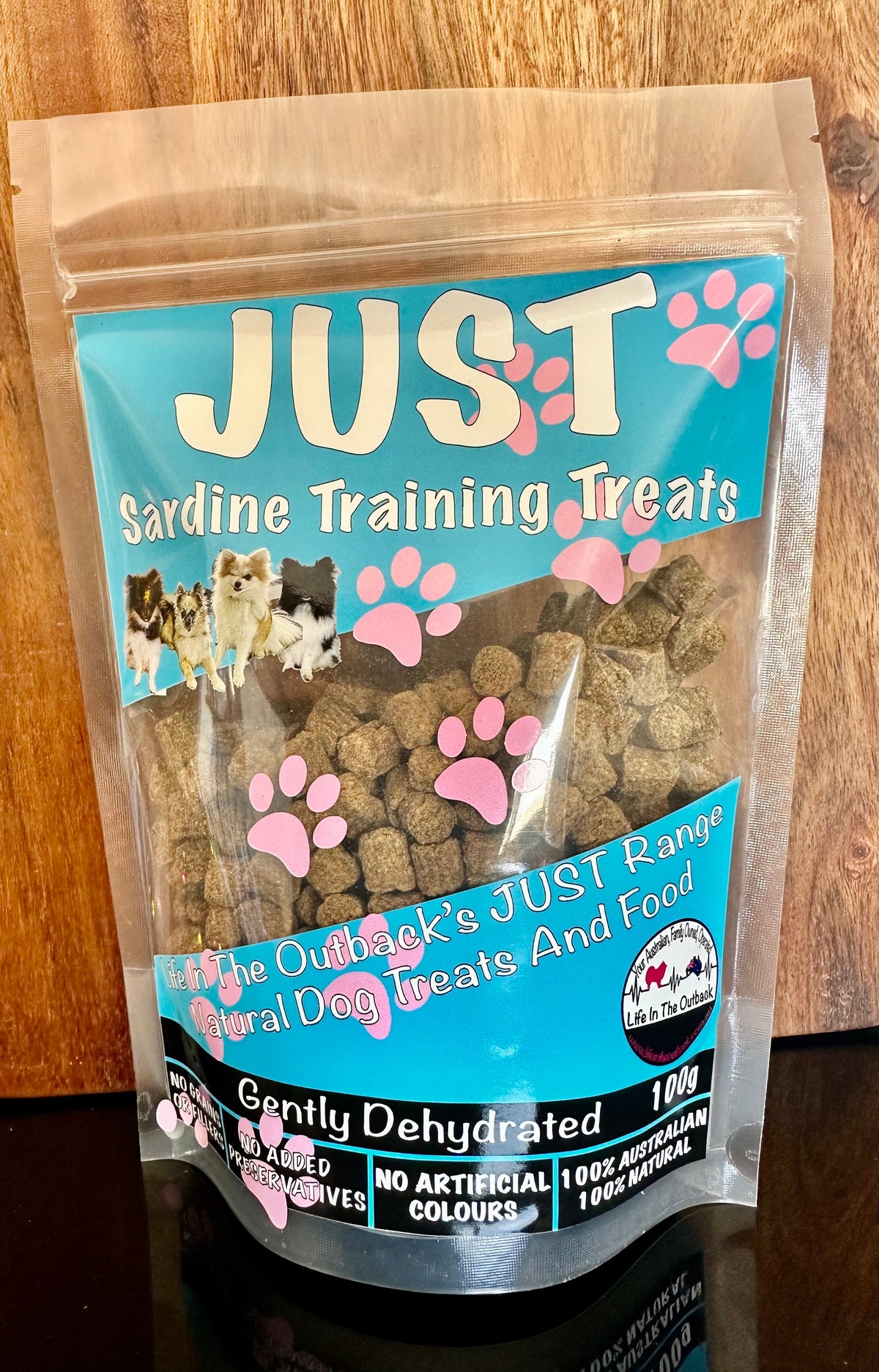 1x Just Sardine Training Treats - 200g Pet Care > Pet Food > Dog Food Life in the outback