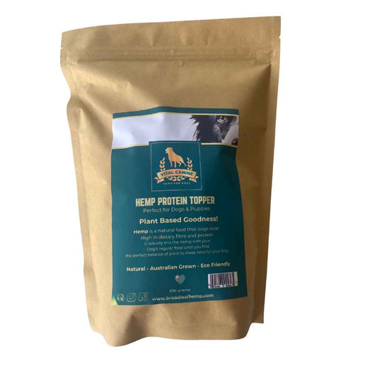 Vital Canine Hemp Protein Topper for Dogs | 500g Pet Care > Pet Food > Dog Food Rooster Farm