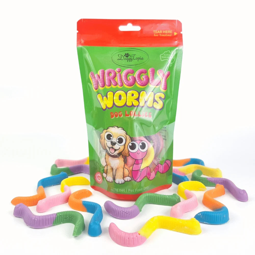 Wriggly Worm Dog Lollies