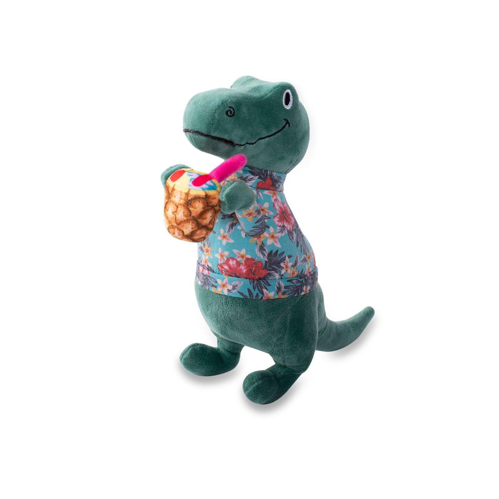 Fringe Studio It's 5 O'Clock Somewhere Interactive Play Plush Dog Squeaker Toy Woofy and Whiskers