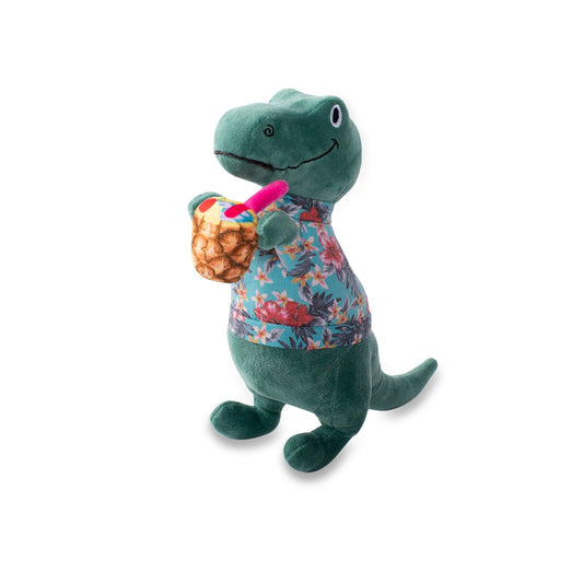 Fringe Studio It's 5 O'Clock Somewhere Interactive Play Plush Dog Squeaker Toy Woofy and Whiskers