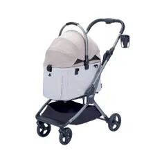 Ibiyaya Lyte 3-In-1 Detachable Pet Stroller Medium - Apricot pet stroller Woofy and Whiskers