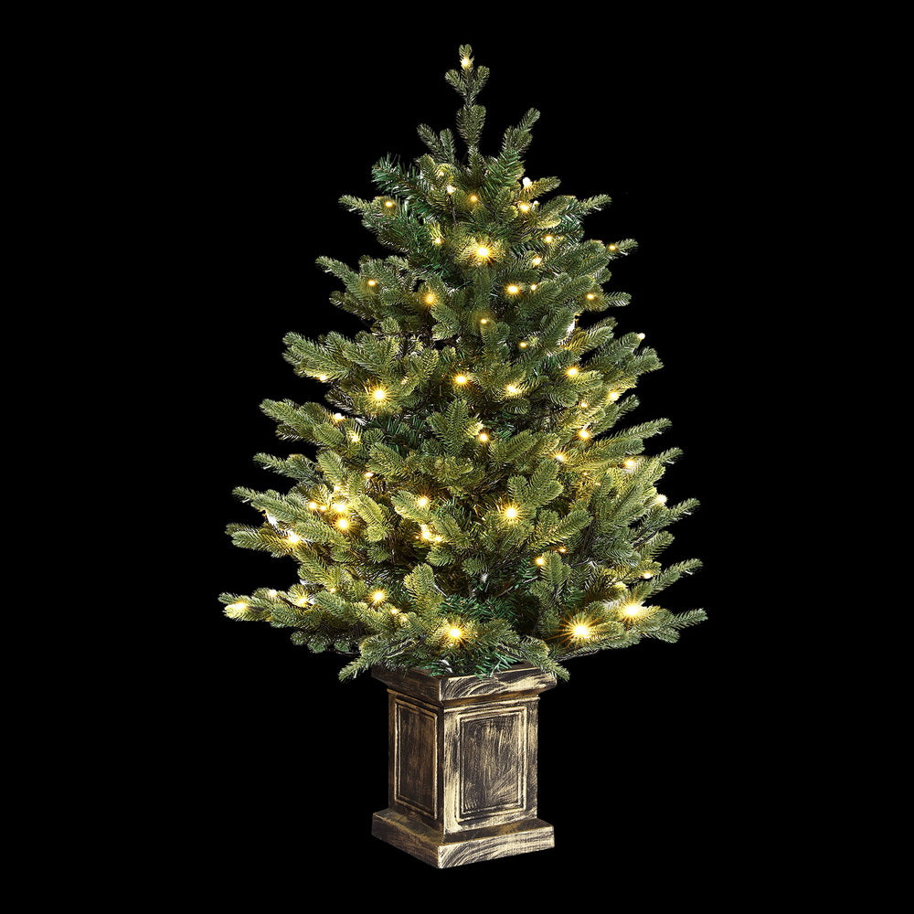 Jingle Jollys Christmas Tree 1.2M LED Potted Xmas Tree Party Decor 8 Light Modes Occasions > Christmas > Christmas Trees Woofy and Whiskers