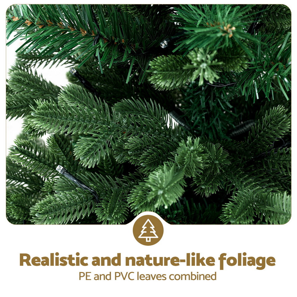 Jingle Jollys Christmas Tree 1.2M LED Potted Xmas Tree Party Decor 8 Light Modes Occasions > Christmas > Christmas Trees Woofy and Whiskers