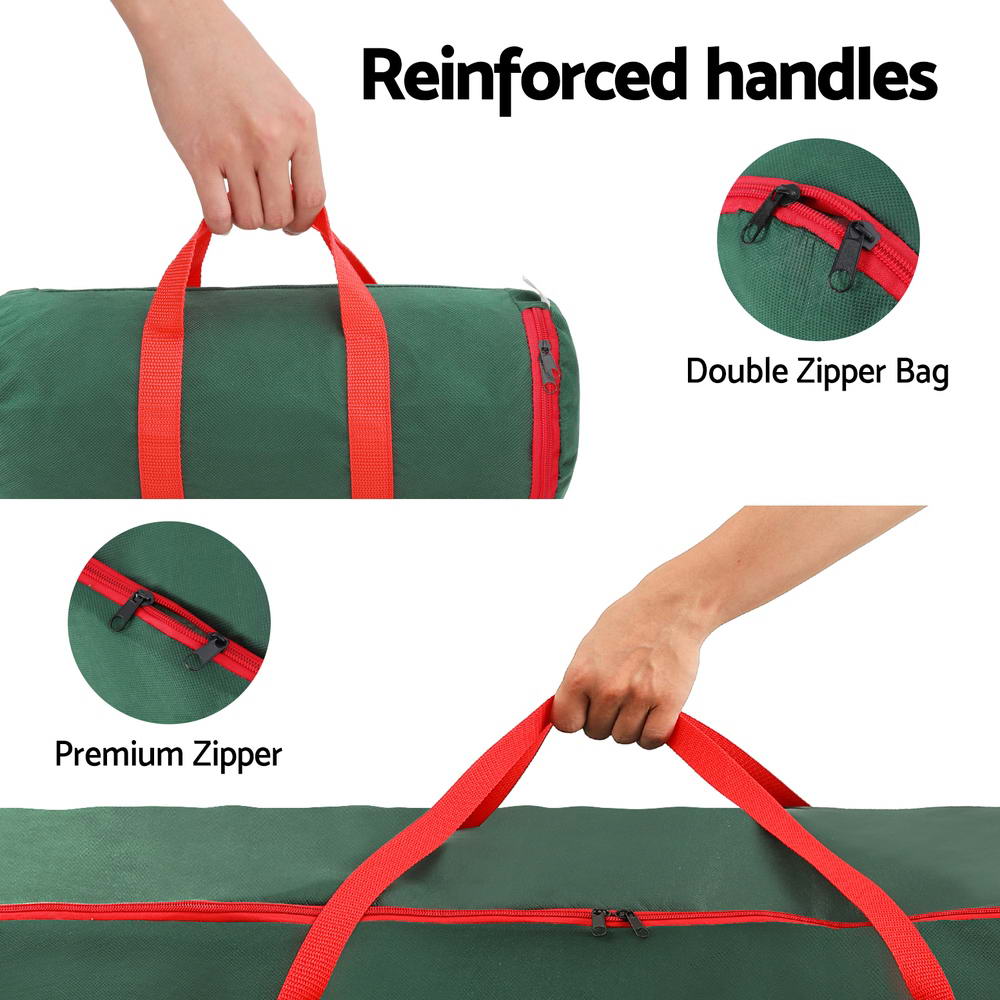 Jingle Jollys Christmas Tree Baubles Storage Bag Set Ornaments Container Box Home & Garden > Storage > Clothing & Wardrobe Storage Jingle Jollys