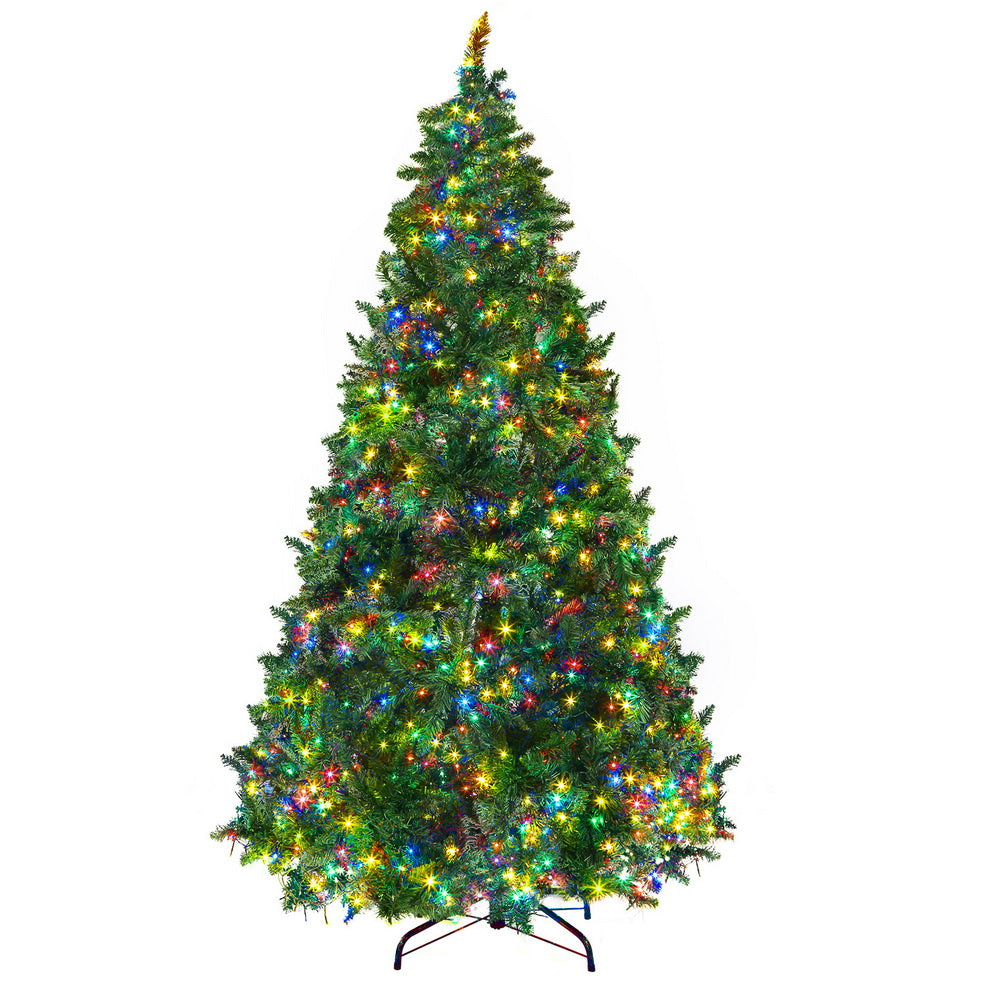 Jingle Jollys Christmas Tree 2.1m Xmas Tree Decoration 8 Light Mode Multi Colour Occasions > Christmas > Christmas Trees Woofy and Whiskers
