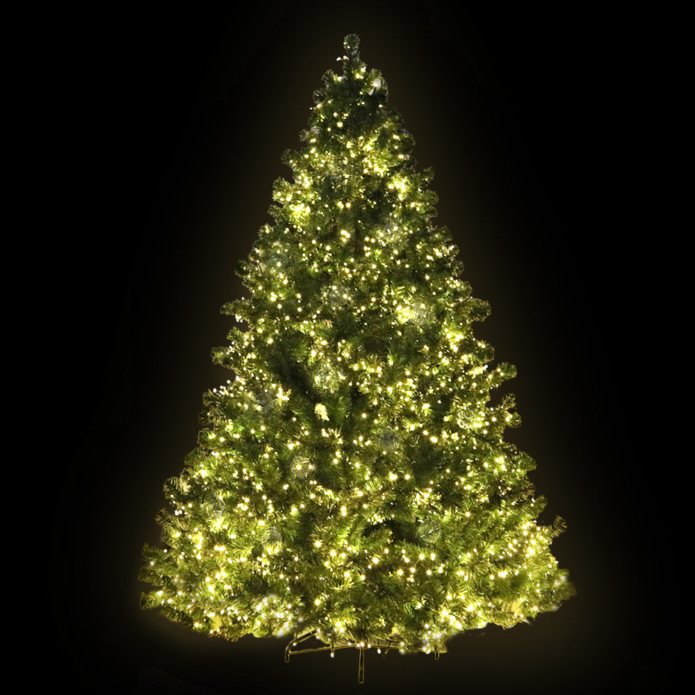 Jingle Jollys Christmas Tree 2.4M Xmas Tree Decorations 3190 LEDs 8 Light Mode Occasions > Christmas > Outdoor Decorations & Lights Jingle Jollys