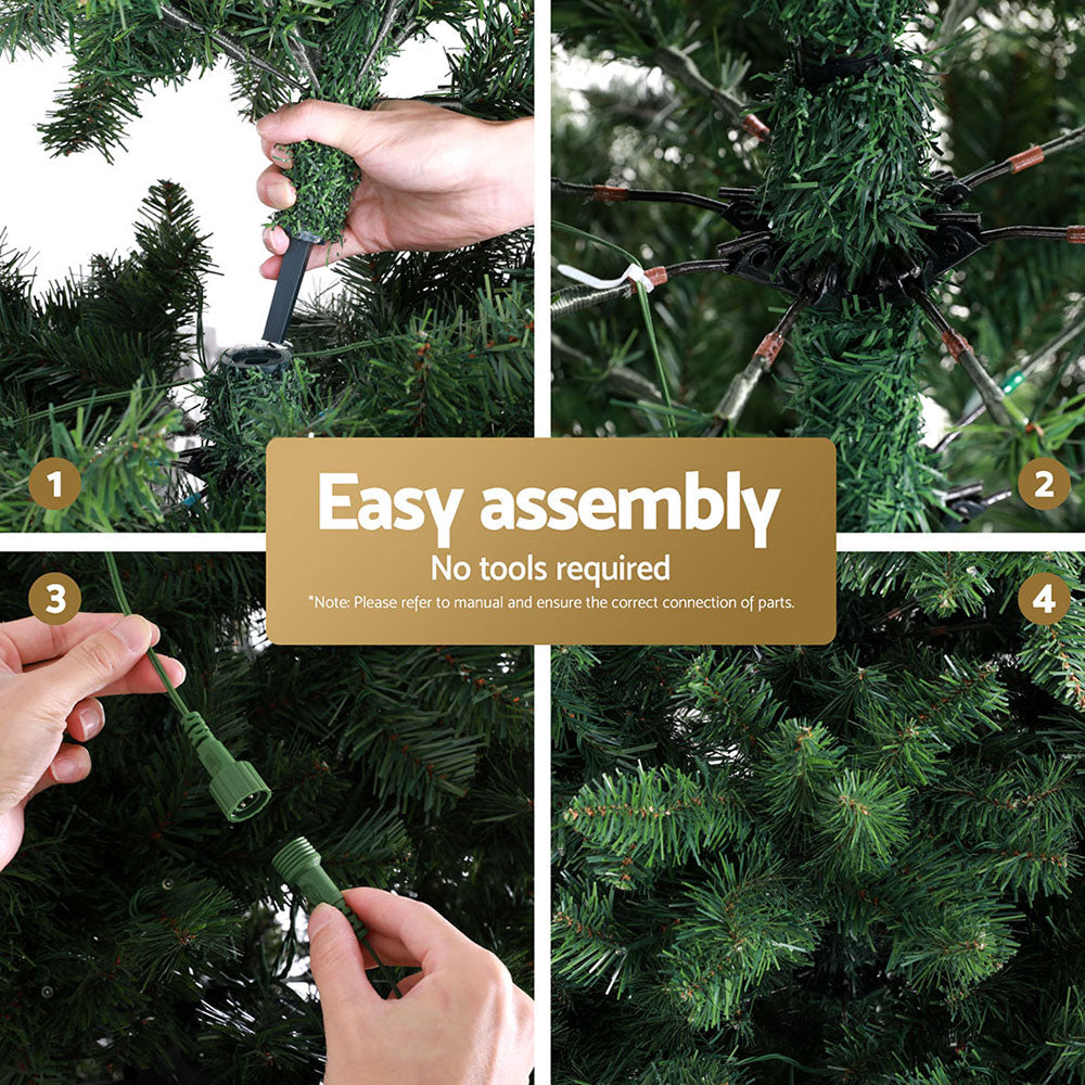 Jingle Jollys Christmas Tree 2.7M LED Xmas Tree Party Decorations 2590 Tips Occasions > Christmas > Christmas Trees Woofy and Whiskers