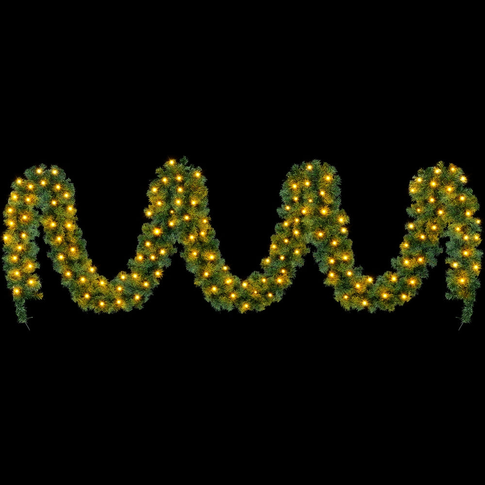 Jingle Jollys 10M Christmas Garland LED Lights Party Xmas Decorations 700 TIPS Occasions > Christmas > Christmas Wreaths & Garlands Jingle Jollys
