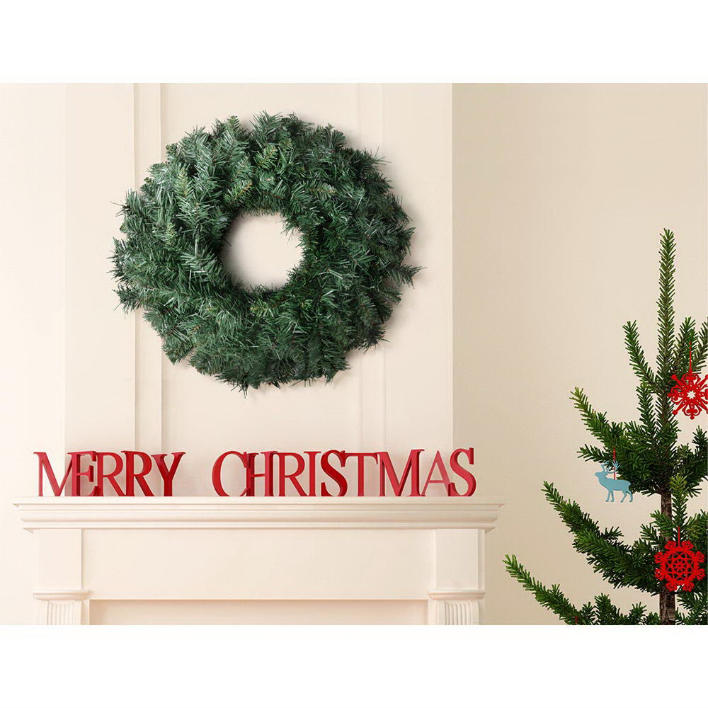 Jingle Jollys 60cm Christmas Wreath Garland Xmas Decorations Wedding Party Occasions > Christmas > Christmas Wreaths & Garlands Woofy and Whiskers