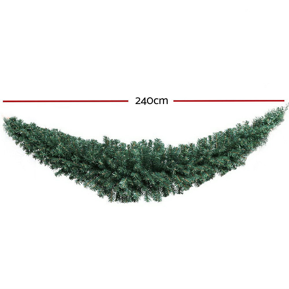 Jingle Jollys 2.4m Christmas Garland Xmas Decorations Green Wedding Party Occasions > Christmas > Christmas Wreaths & Garlands Woofy and Whiskers