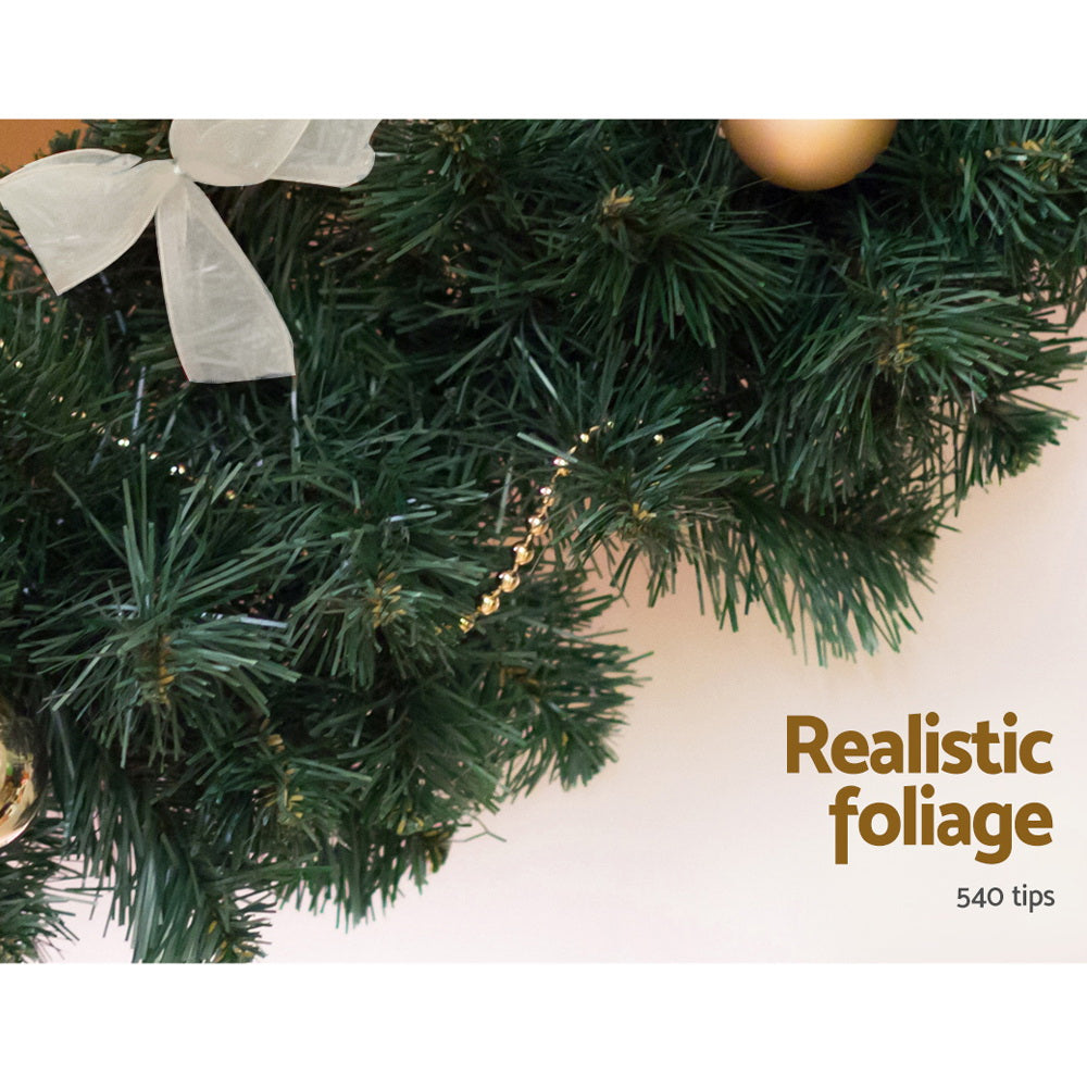 Jingle Jollys 2.4m Christmas Garland Xmas Decorations Green Wedding Party Occasions > Christmas > Christmas Wreaths & Garlands Woofy and Whiskers