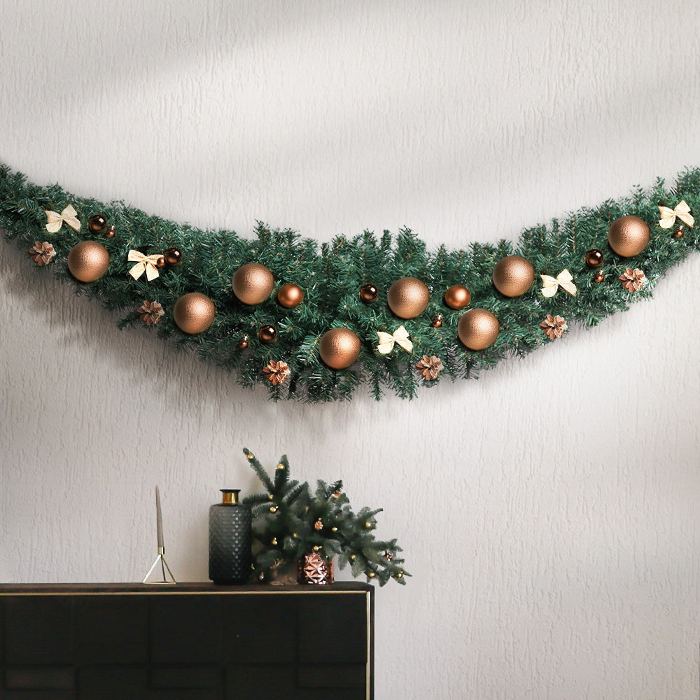 Jingle Jollys 2.4m Christmas Garland Xmas Decorations Green Wedding Party Occasions > Christmas > Christmas Wreaths & Garlands Woofy and Whiskers