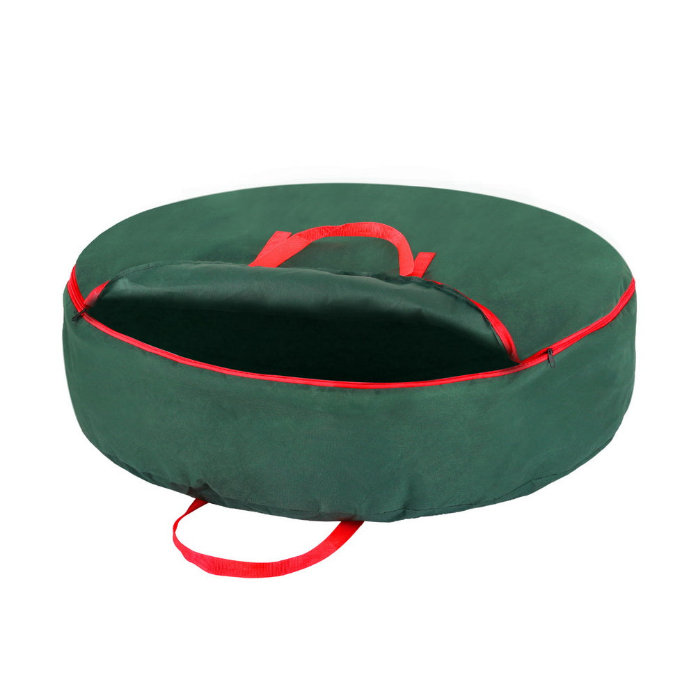 Jingle Jollys Christmas Garland Wreath Storage Bag Baubles Ornaments Container Home & Garden > Storage > Clothing & Wardrobe Storage Jingle Jollys