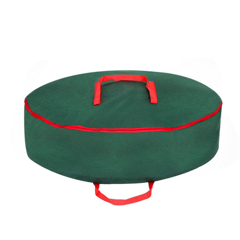 Jingle Jollys Christmas Garland Wreath Storage Bag Baubles Ornaments Container Home & Garden > Storage > Clothing & Wardrobe Storage Jingle Jollys