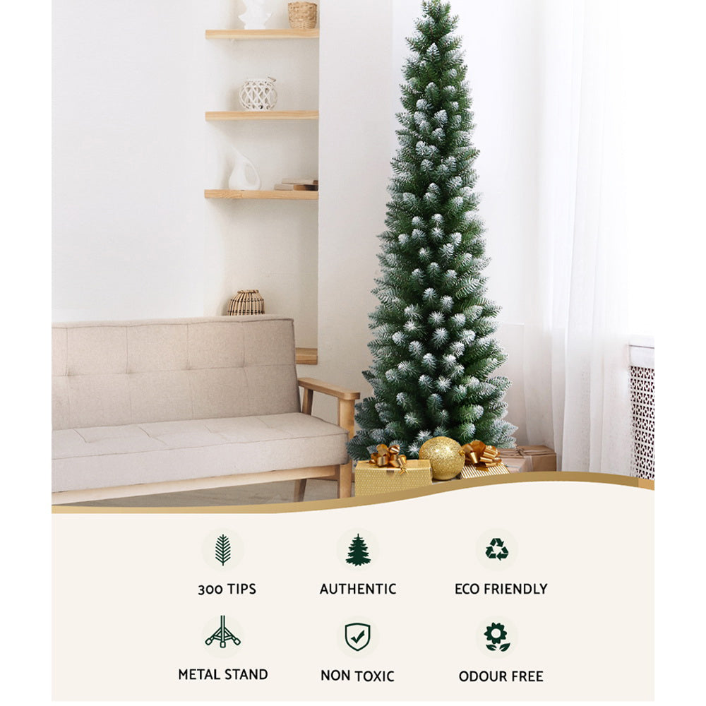 Jingle Jollys Christmas Tree 1.8m Xmas Tree Decorations Snowy 300 Tips Occasions > Christmas > Christmas Trees Woofy and Whiskers