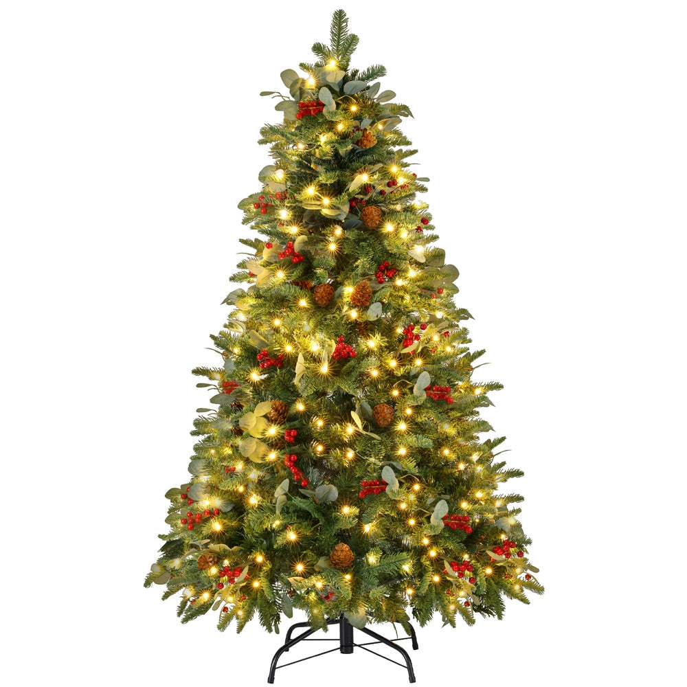 Jingle Jollys Christmas Tree 1.5m 160 LED Xmas Tree Party Decorations 355 Tips Occasions > Christmas > Christmas Trees Woofy and Whiskers