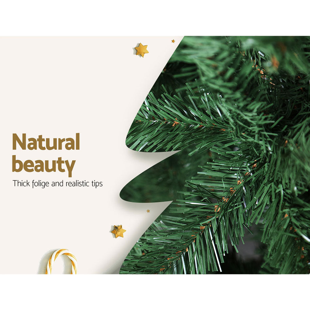 Jingle Jollys Christmas Tree 2.4m Green Xmas Tree Decorations 1225 Tips Occasions > Christmas > Christmas Trees Woofy and Whiskers