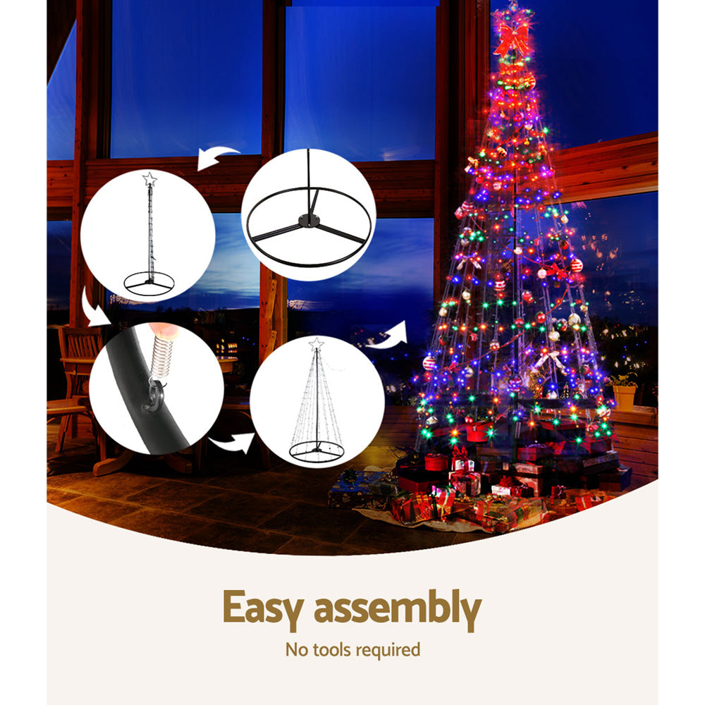 3.6M Christmas Tree 400 LED Solar Jingle Jollys Occasions > Christmas > Outdoor Decorations & Lights Jingle Jollys
