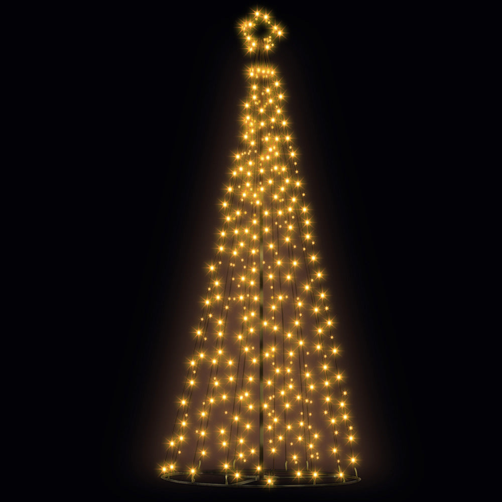 3.6M Christmas Tree LED Solar Warm Jingle Jollys Occasions > Christmas > Outdoor Decorations & Lights Jingle Jollys