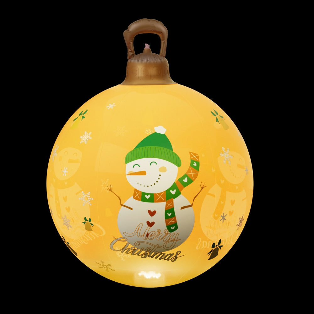 Jingle Jollys Christmas Inflatable Ball 60cm Led Illuminated Snowman Xmas Decor Occasions > Christmas > Christmas Decorations Woofy and Whiskers