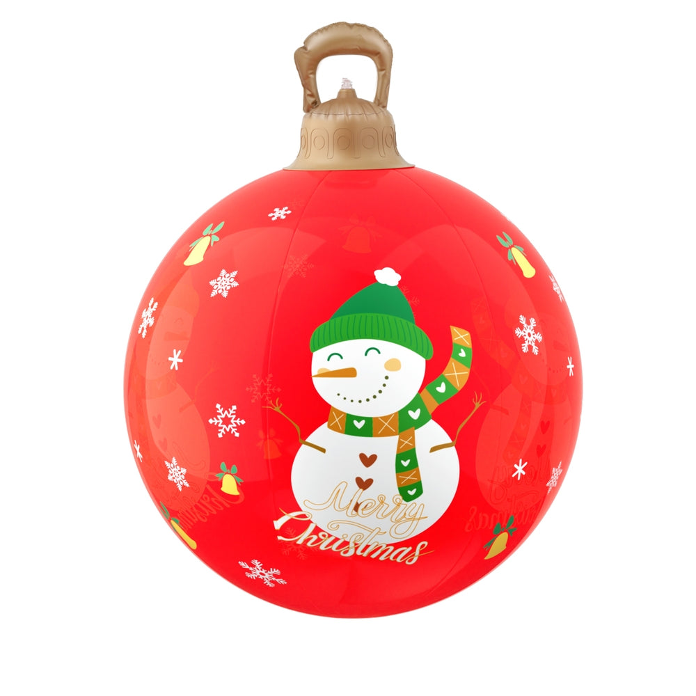 Jingle Jollys Christmas Inflatable Ball 60cm Illuminated Led Snowman Xmas Decor Occasions > Christmas > Christmas Decorations Woofy and Whiskers