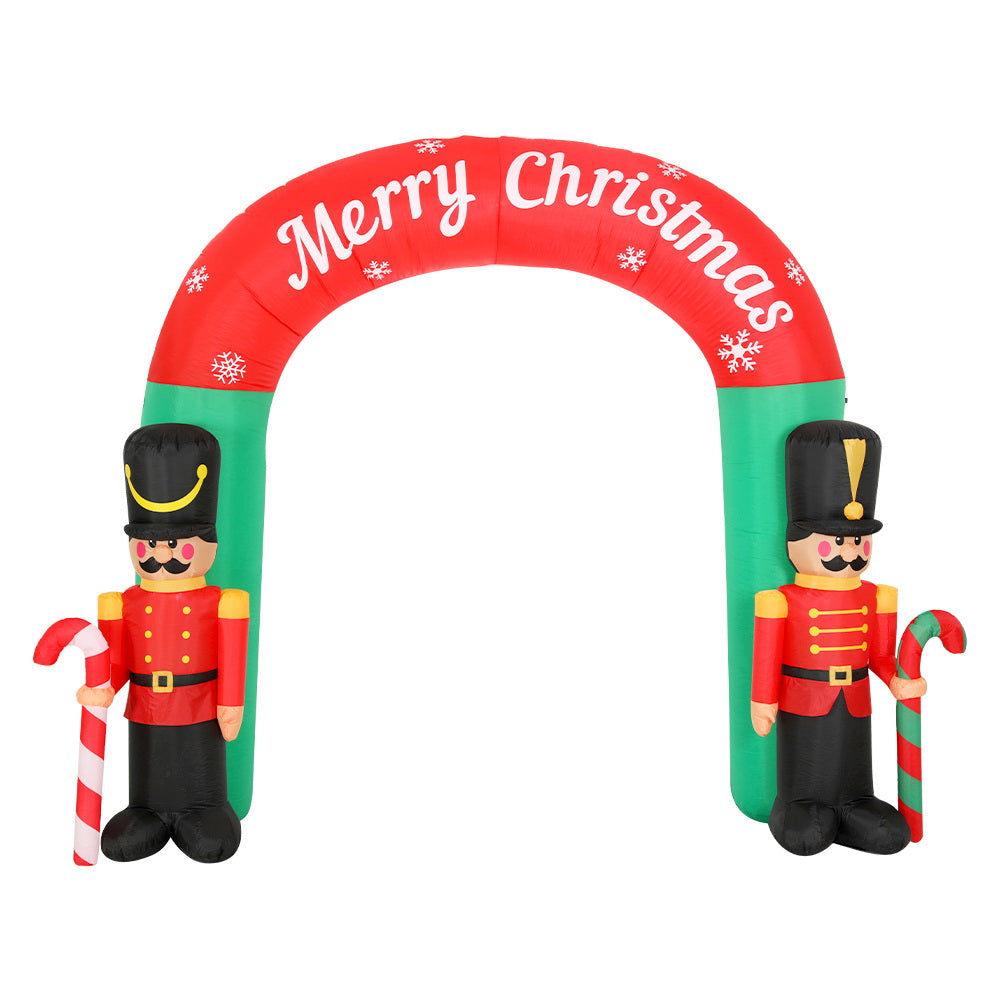 Jingle Jollys Christmas Inflatable Archwary Nutcracker 3M Illuminated Decorations Occasions > Christmas > Christmas Decorations Jingle Jollys