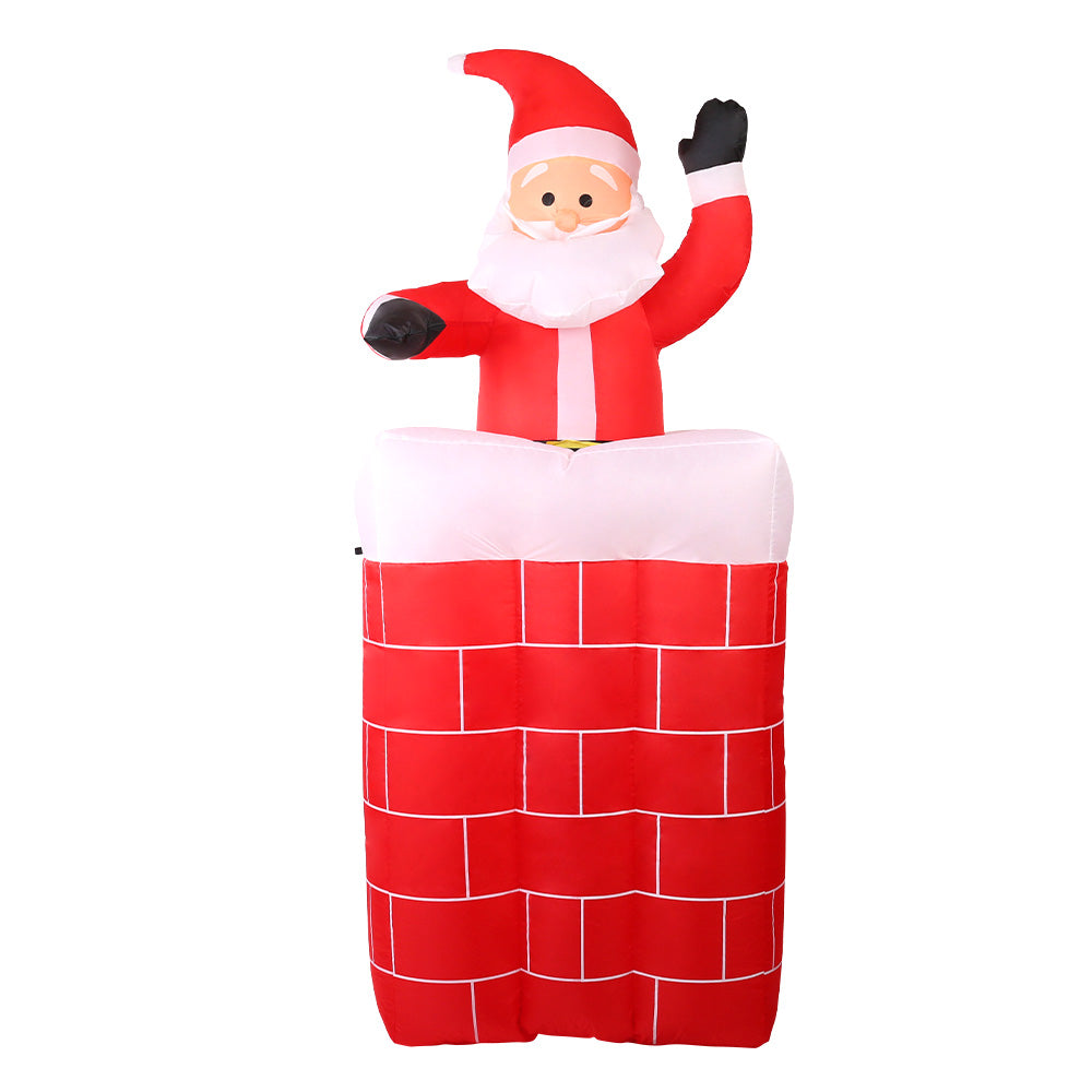 Jingle Jollys Christmas Inflatable Santa Pop Up 1.8M Illuminated Decorations Occasions > Christmas > Christmas Decorations Woofy and Whiskers