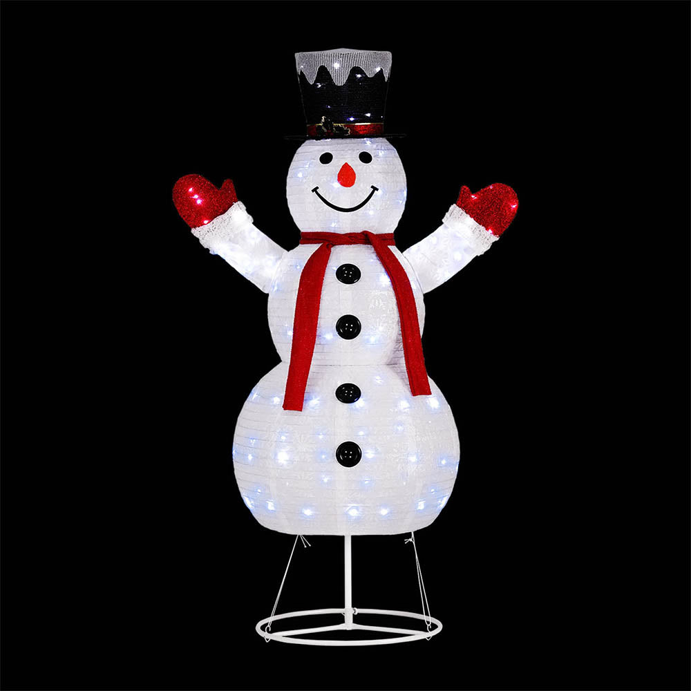 1.7M Christmas Lights 200 LED Fairy Light Snowman Decorations Jingle Jollys Occasions > Christmas > Outdoor Decorations & Lights Woofy and Whiskers