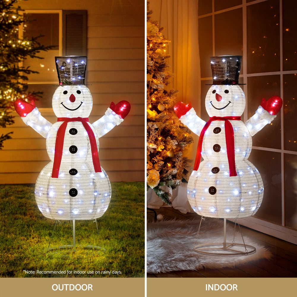 1.7M Christmas Lights 200 LED Fairy Light Snowman Decorations Jingle Jollys Occasions > Christmas > Outdoor Decorations & Lights Woofy and Whiskers