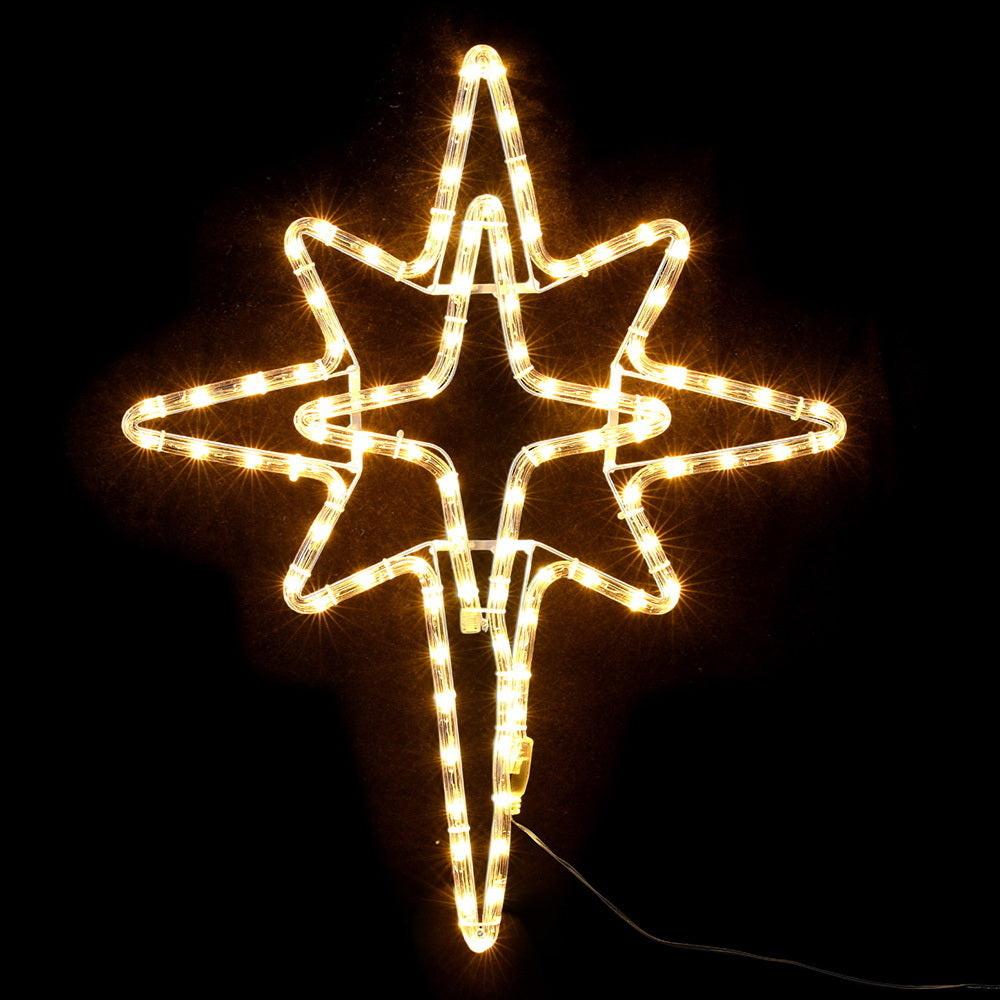 Jingle Jollys Christmas Lights 57cm Bethlehem Star 90 LED Xmas Decorations Motif Occasions > Christmas > Christmas Decorations Woofy and Whiskers